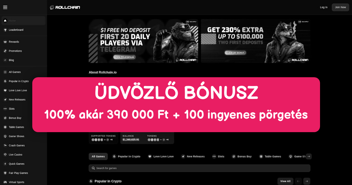 Rollchain Casino Magyarország