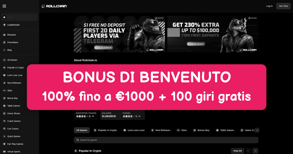 Rollchain Casino Italia